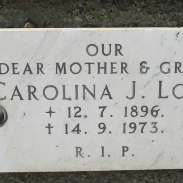 LOTZ Caroline J. 1896-1973