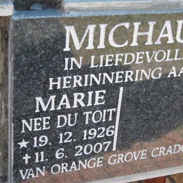 MICHAU Marie nee du TOIT 1926-2007