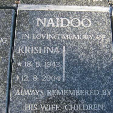 NAIDOO Krishna 1943-2004