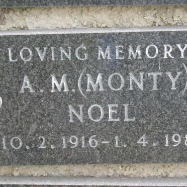 NOEL A.M. 1916-1982