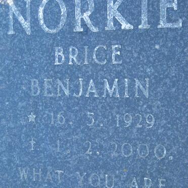 NORKIE Brice Benjamin 1929-2000