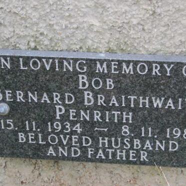 PENRITH Bernard Braithwaite 1934-1983