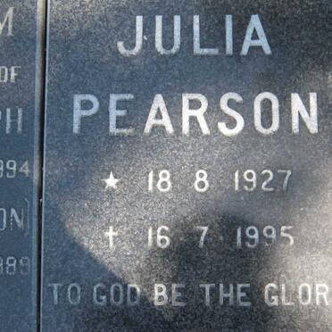 PEARSON Julia 1927-1995