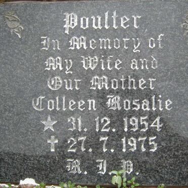 POULTER Colleen Rosalie 1954-1975