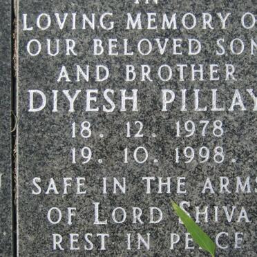 PILLAY Diyesh 1978-1998