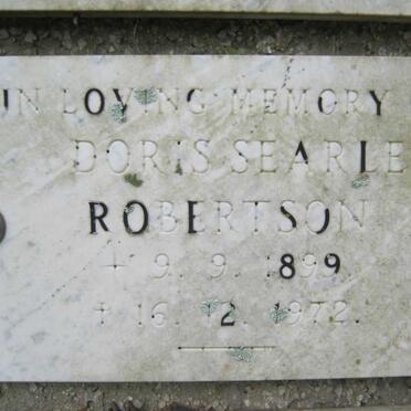 ROBERTSON Doris Searle 1899-1972