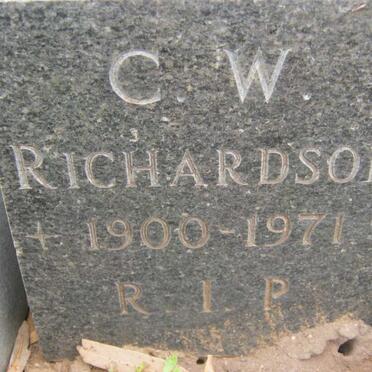 RICHARDSON C.W. 1900-1971