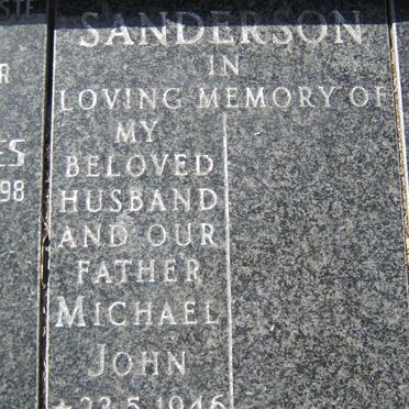 SANDERSON Michael John 1946-1998