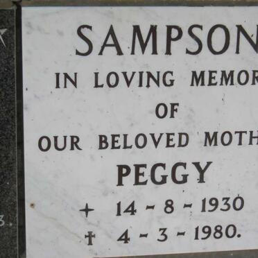 SAMPSON Peggy 1930-1980
