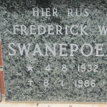SWANEPOEL Frederick W. 1932-1986