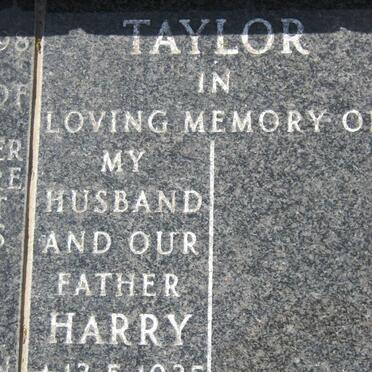TAYLOR Harry 1935-1998