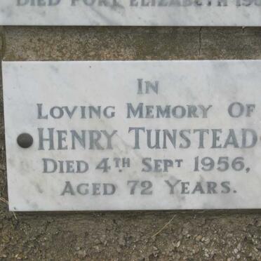TUNSTEAD Henry -1956