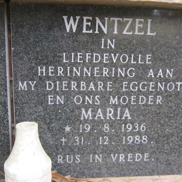 WENTZEL Maria 1936-1988