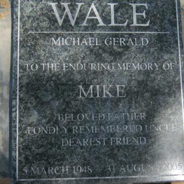 WALE Michael Gerald 1948-2005