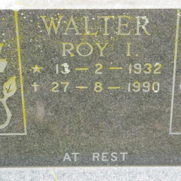 WALTER Roy I. 1932-1990