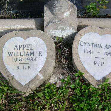 APPEL William F. 1918-1984 &amp; Cynthia 1941-1952