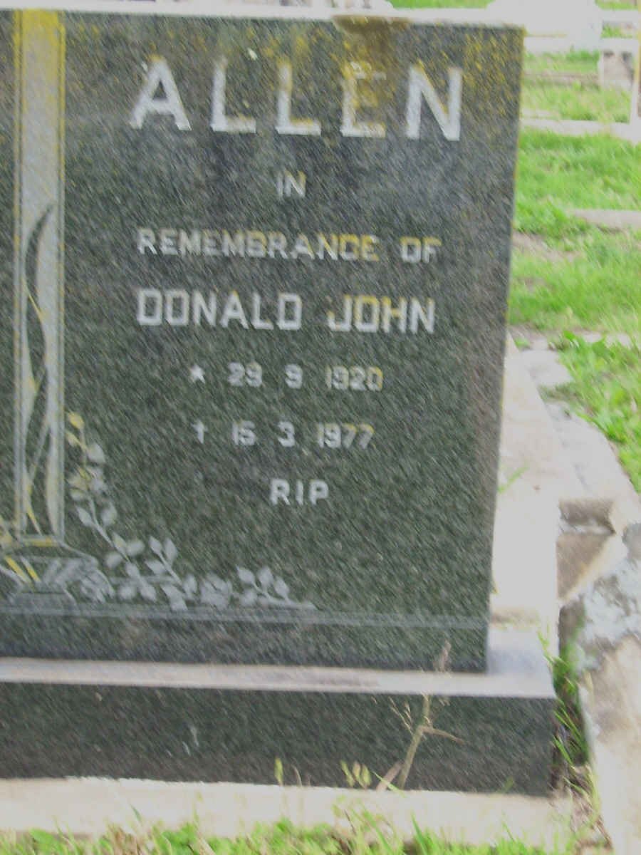 ALLEN Donald John 1920-1977