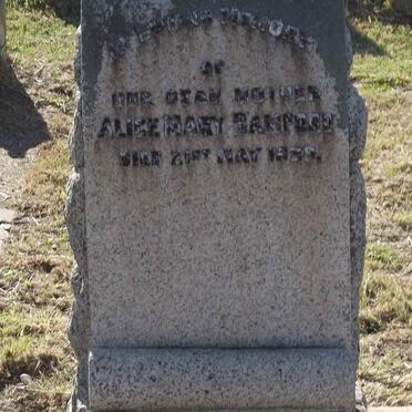 BAMFORD Alice Mary -1920