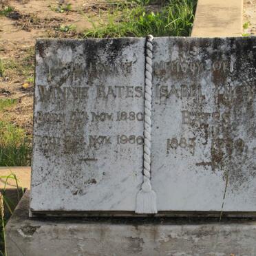 BATES Winnie 1880-1960 :: BATES Isabel Lucy 1883-1950