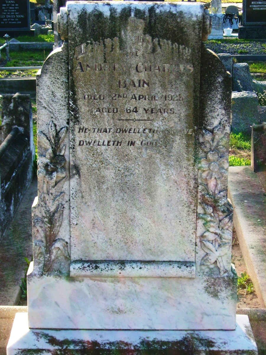 BAIN Andrew Charles -1928