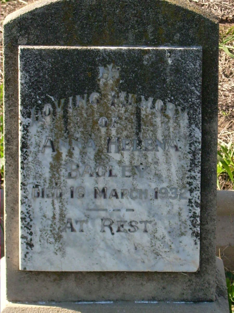 BAGLEY Anna Helena -1932