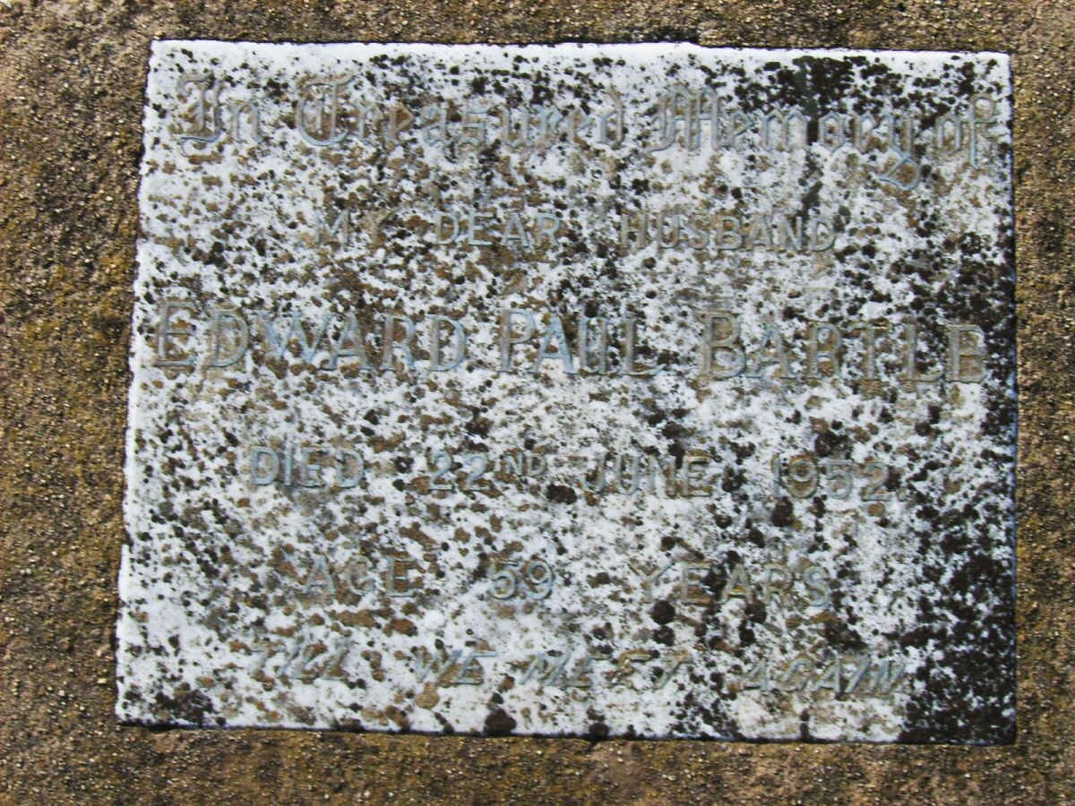 BARTLE Edward Paul -1952