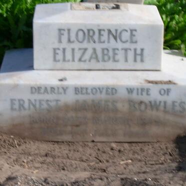BOWLES Florence Elizabeth 1972-1942