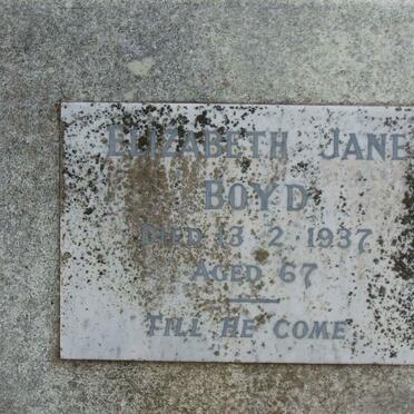 BOYD Elizabeth Jane --1937