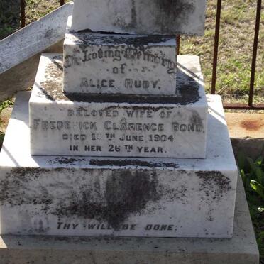 BOND Alice Ruby -1904