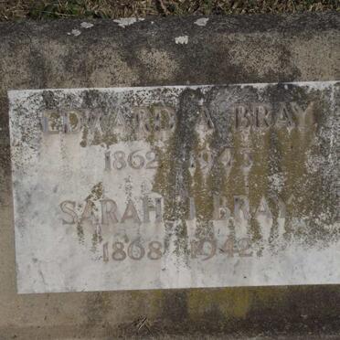 BRAY Edward A. 1862-1945 &amp; Sarah J. 1868-1942