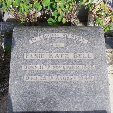 BELL Elsie Kate 1888-1940