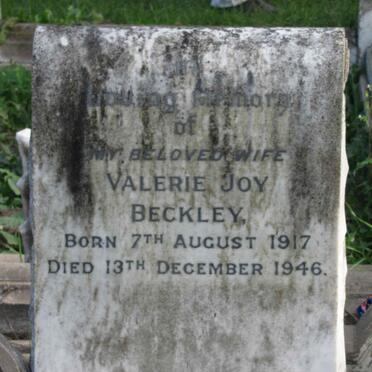 BECKLEY Valerie Joy 1917-1946
