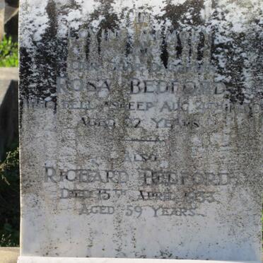 BEDFORD Richard -1933 &amp; Rosa -1930