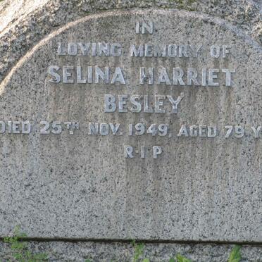 BESLEY Selina Harriet -1949