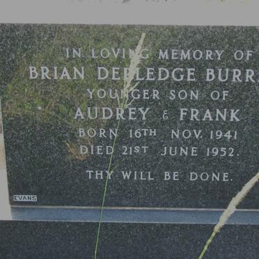 BURRELL Brian Depledge 1941-1952