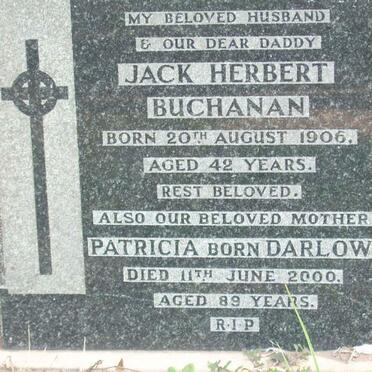 BUCHANAN Jack Herbert 1906-1948 &amp; Patricia DARLOW -2000