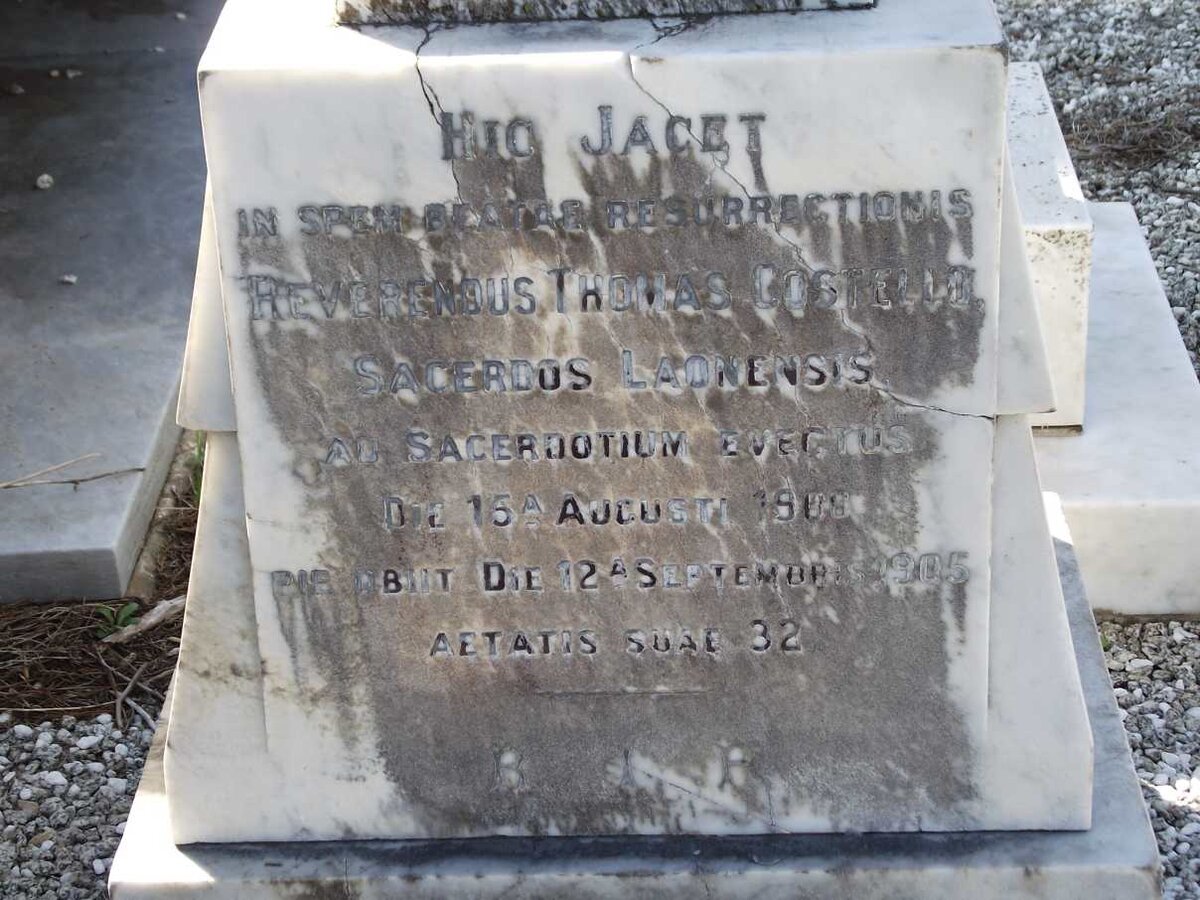 COSTELLO Thomas -1905