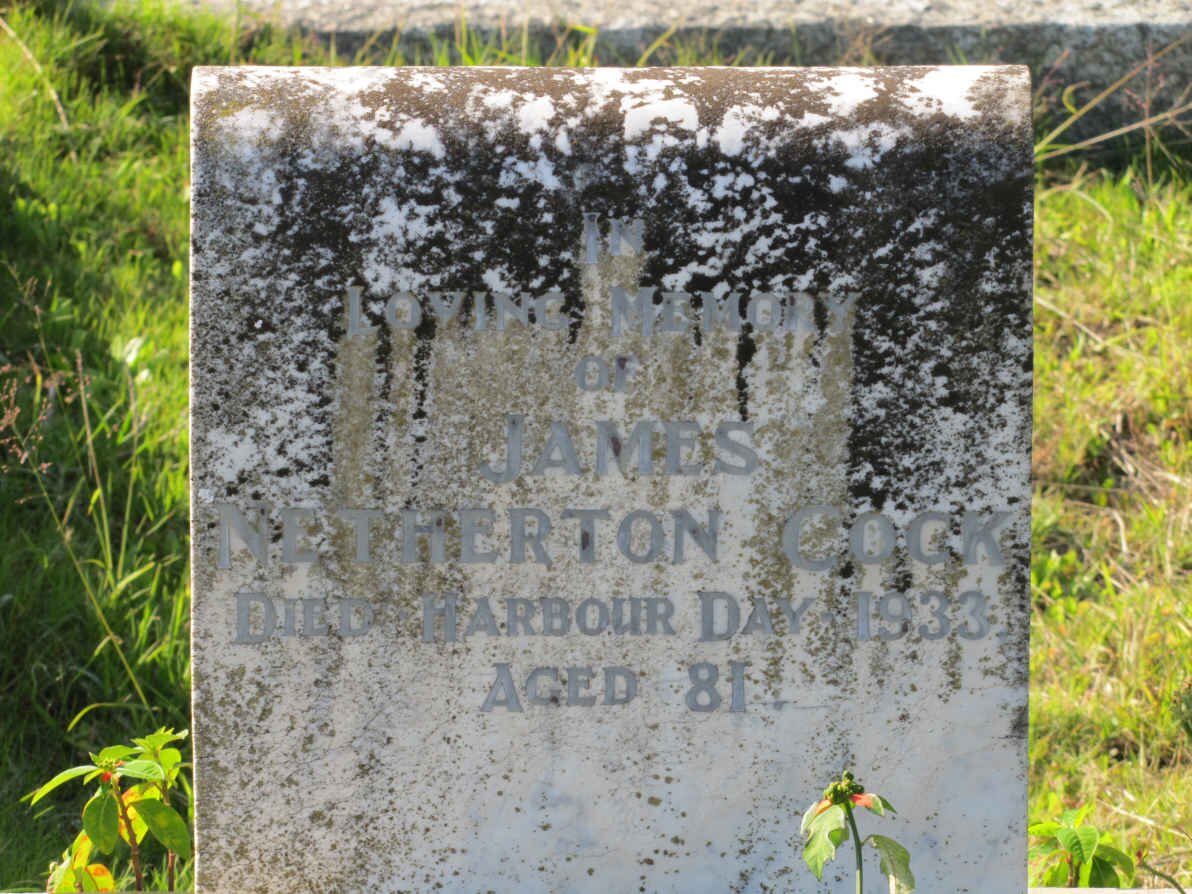 COCK James Netherton -1933