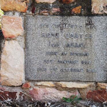 COATES Rose nee FAGAN 1888-1961