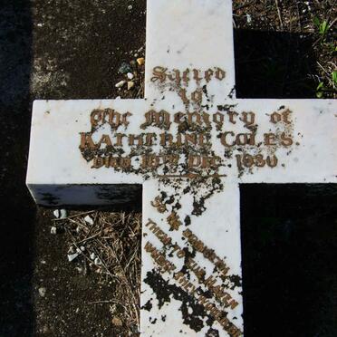 COLES Katherine -1930