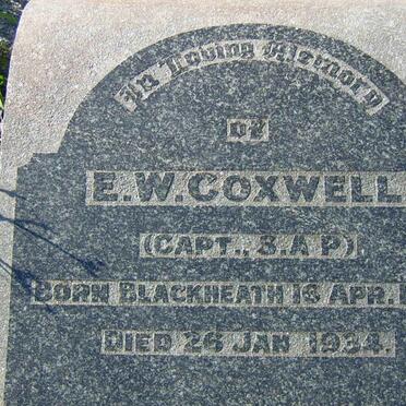 COXWELL E.W. 1874-1934
