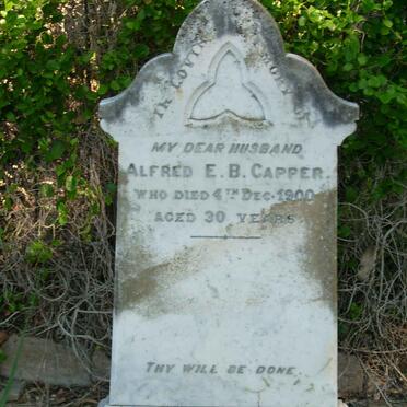 CAPPER Alfred E.B. -1900