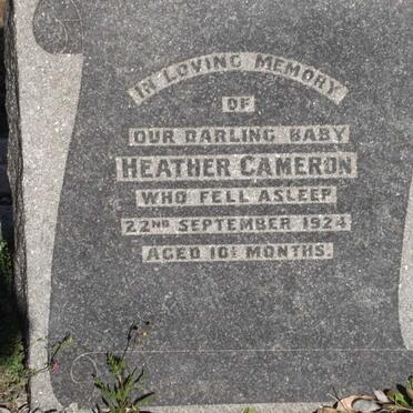 CAMERON Heather -1924