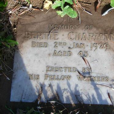 CHAPMAN Bertie -1929