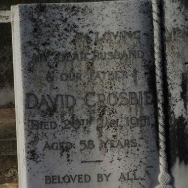 CROSBIE David -1951