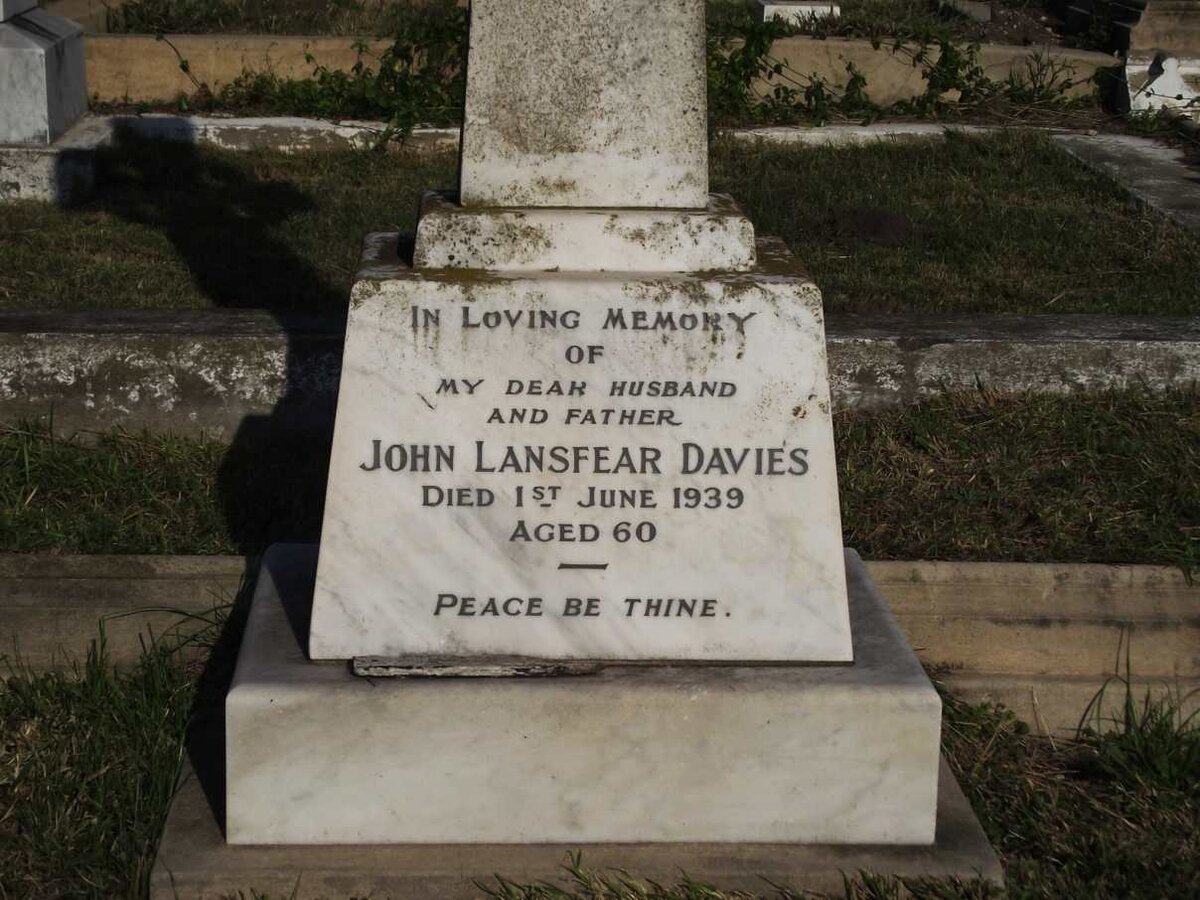 DAVIES John Lansfear -1939