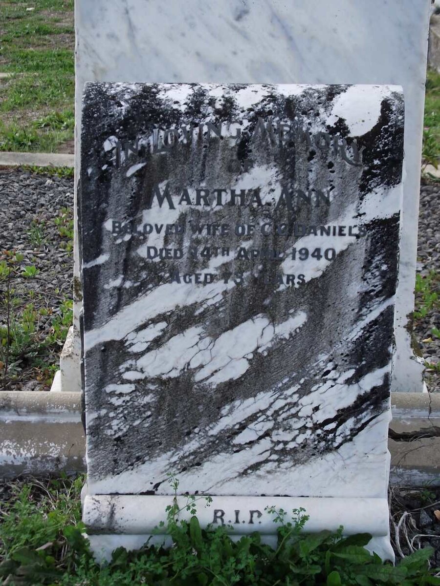 DANIELS Martha Ann -1940