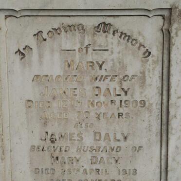 DALY James -1913 &amp; Mary -1909
