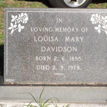 DAVIDSON Louisa Mary 1895-1978