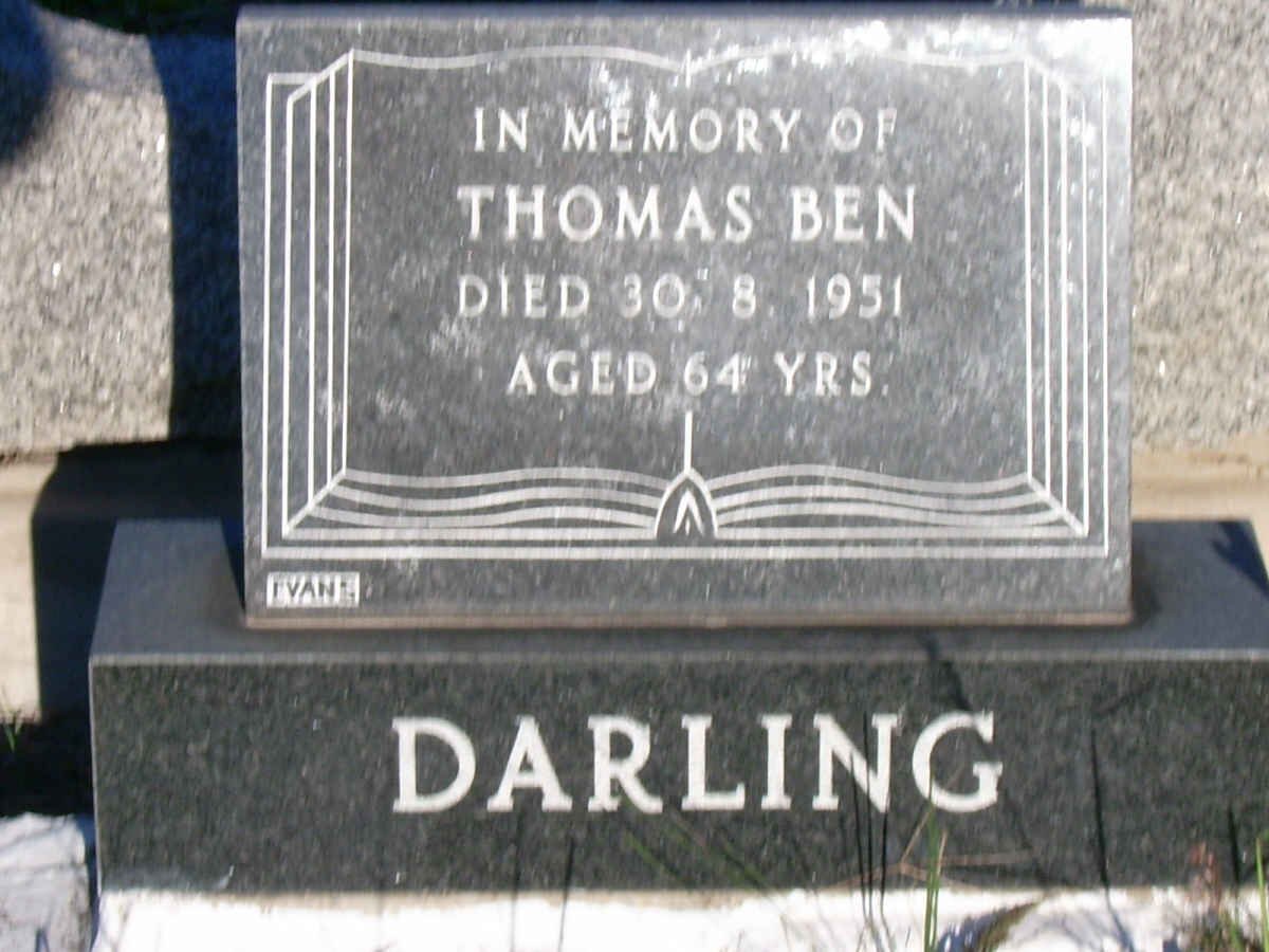 DARLING Thomas Ben -1951